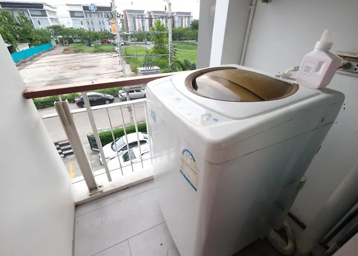 7min Bkk Airport - Free Pick Up - Malls Nearby Apartamento