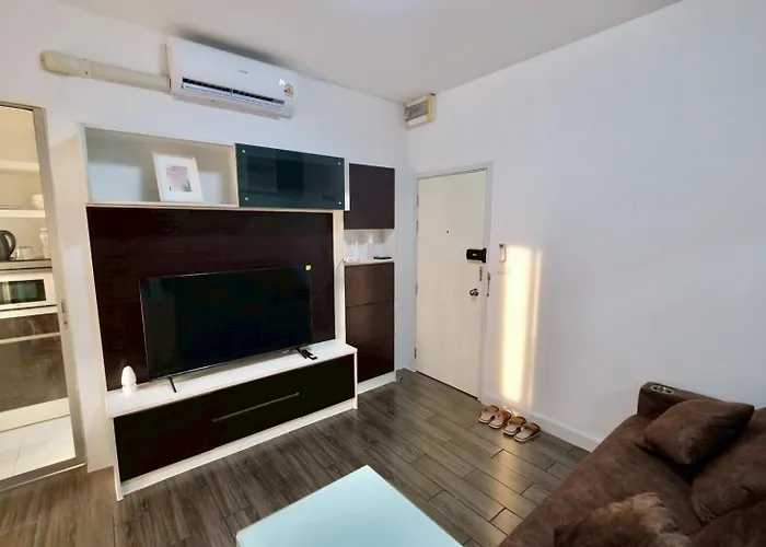 7min Bkk Airport - Free Pick Up - Malls Nearby Apartamento *